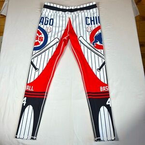 Chicago Cubs Women's Leggings, Unique, Size XXL